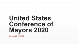 United States Conference of Mayors 2020 Report.Pdf