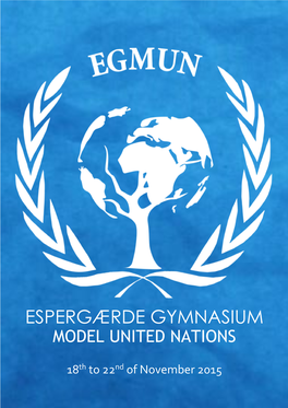 Espergærde Gymnasium Model United Nations 2015 Session Xiii