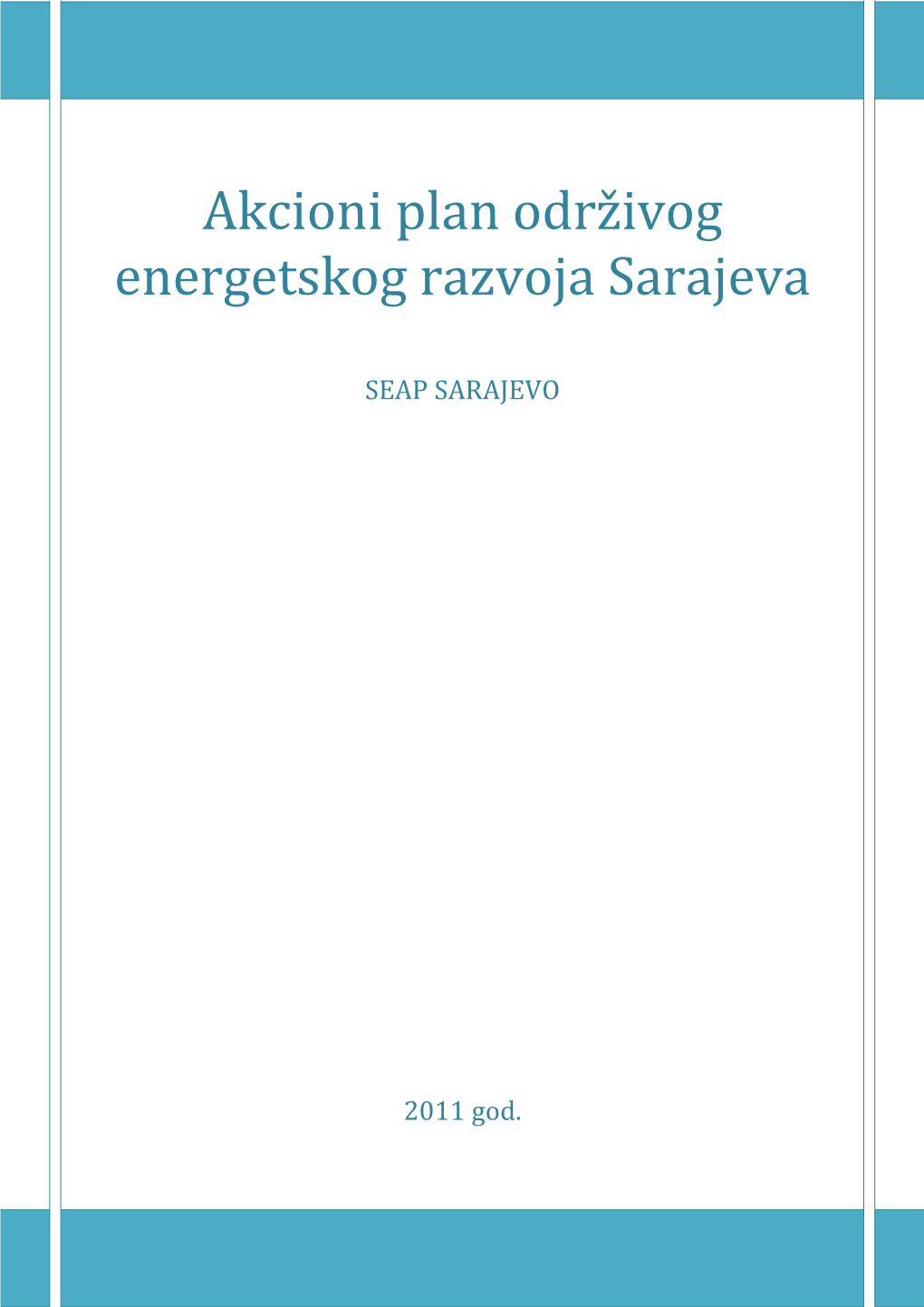 Akcioni Plan Održivog Energetskog Razvoja Sarajeva