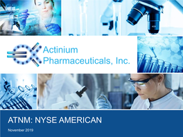 Actinium Pharmaceuticals, Inc