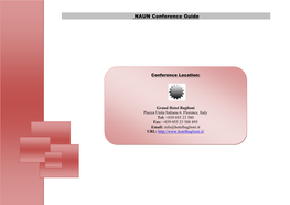 NAUN Conference Guide