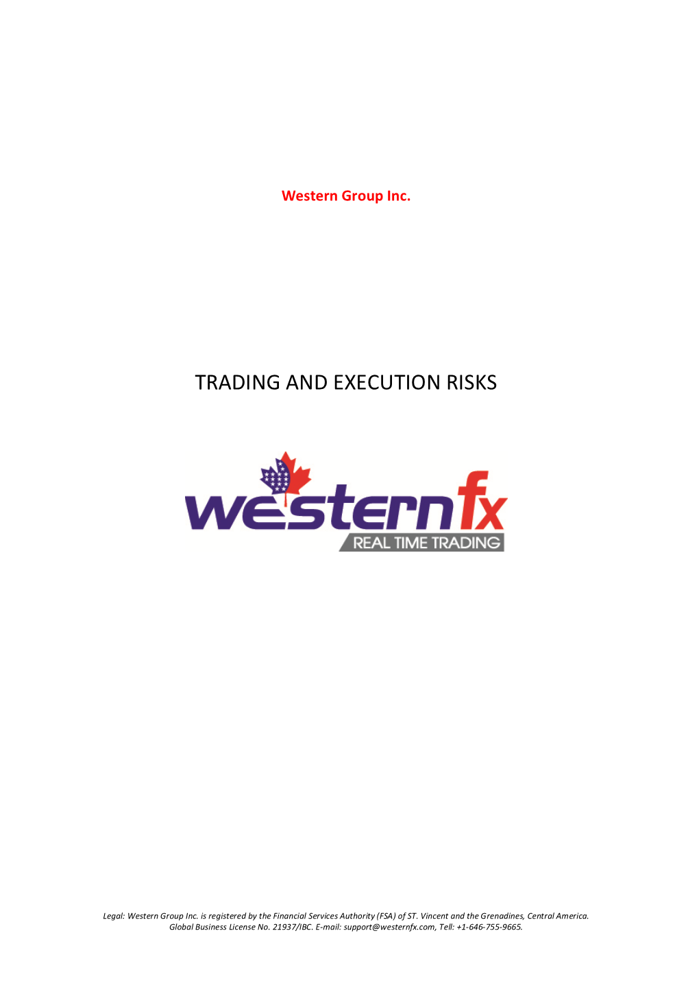 Trading and Execution Risks