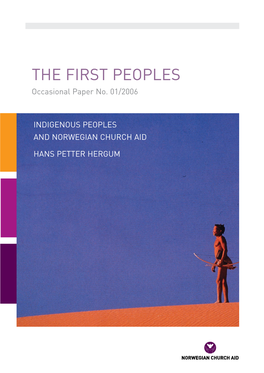 THE FIRST PEOPLES Occasional Paper No