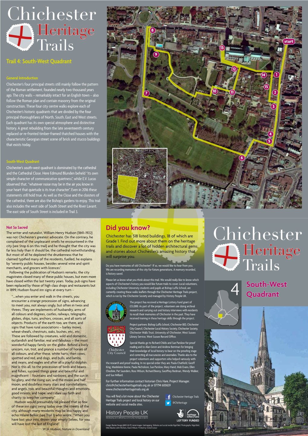 Chichester Chichester Heritage Trails Hudson Would Presumably Be Pleased That So Few Heritage Trails Project and Local History on Our Website and Social Media Sites