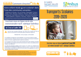 Flyer Scolaireccdsv 2019-2020