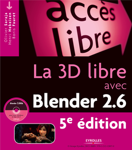 La 3D Libre Avec Blender 2.6 4