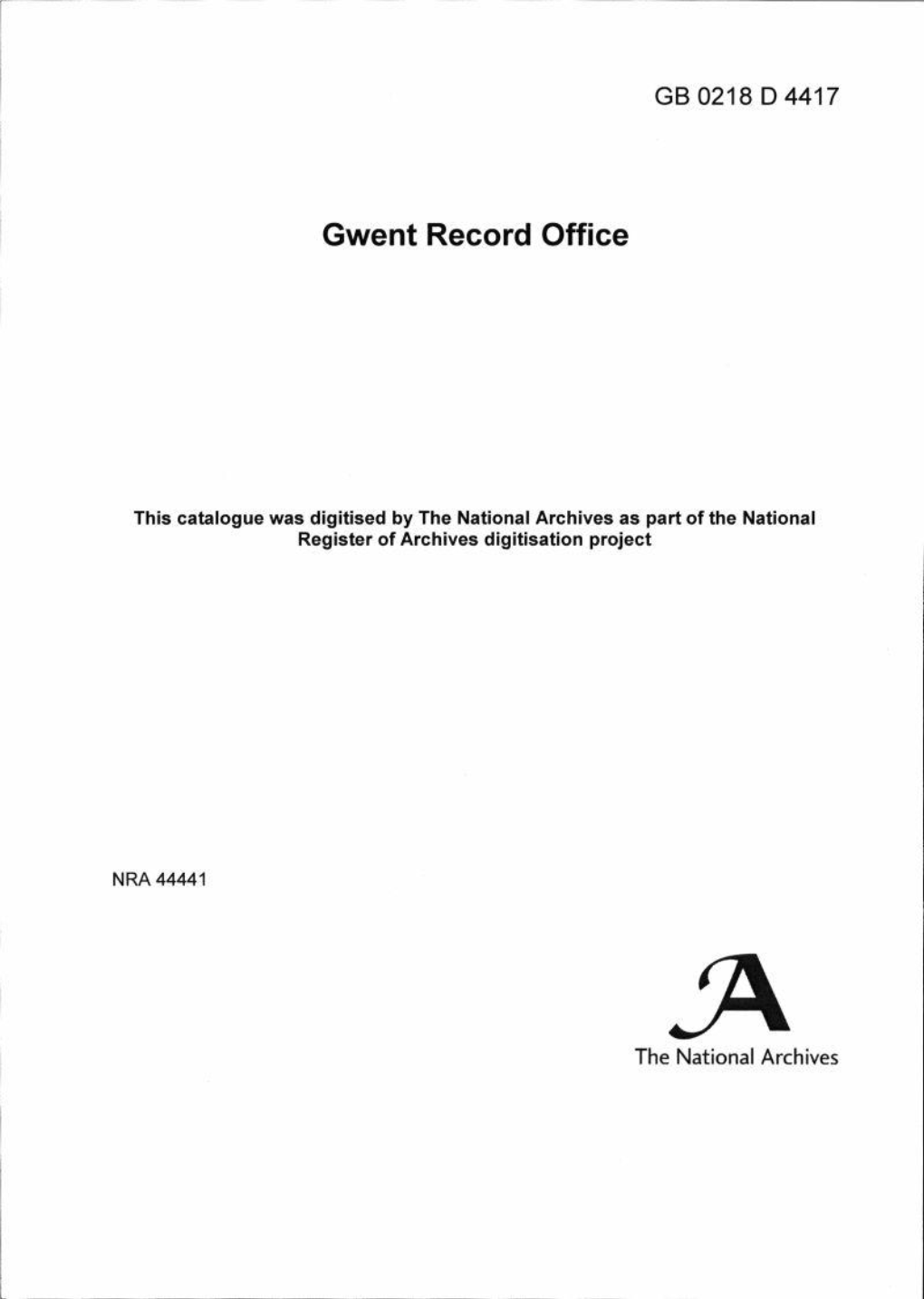 Gwent Record Office