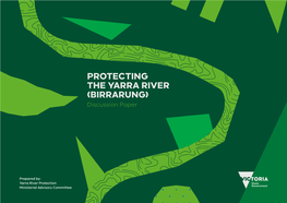 PROTECTING the YARRA RIVER (BIRRARUNG) Discussion Paper