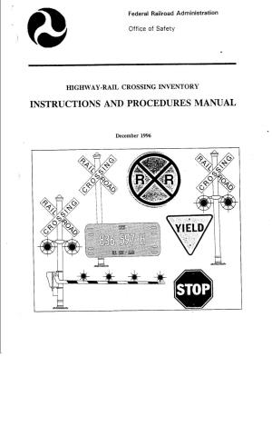 Instructions and Procedures Manual