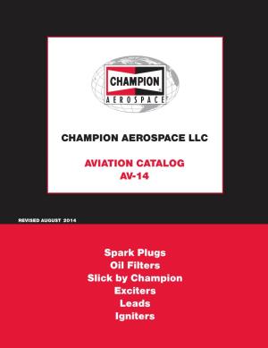 CHAMPION AEROSPACE LLC AVIATION CATALOG AV-14 Spark