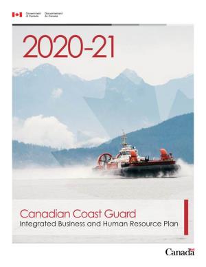 2020-21 Canadian Coast Guard Integrated Business and Human