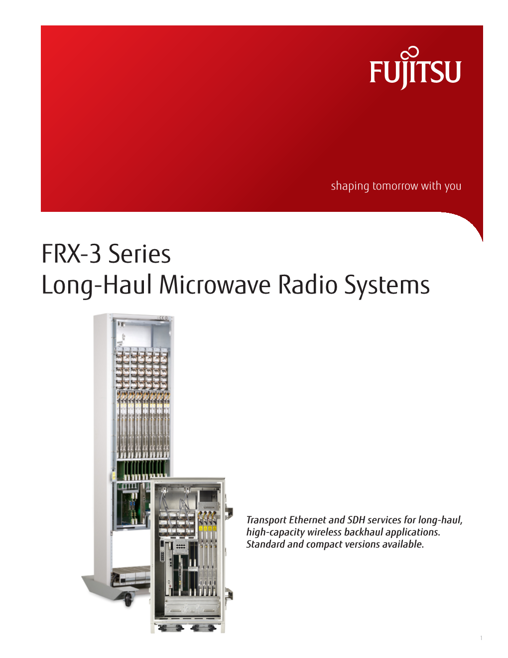 FRX-3 Series Long-Haul Microwave Radio Systems