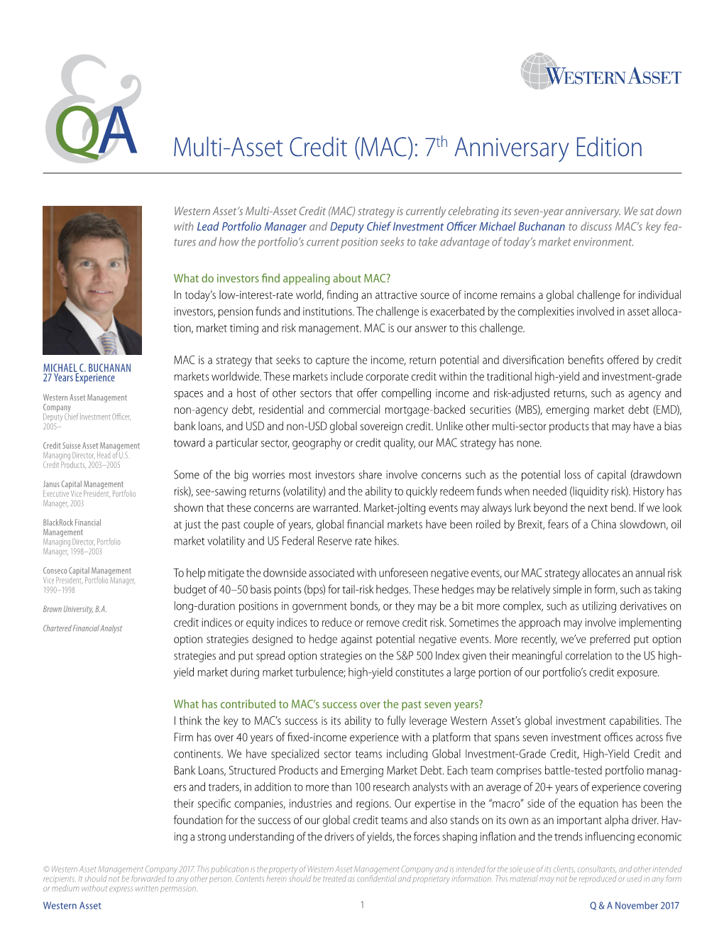 Multi-Asset Credit (MAC): 7Th Anniversary Edition