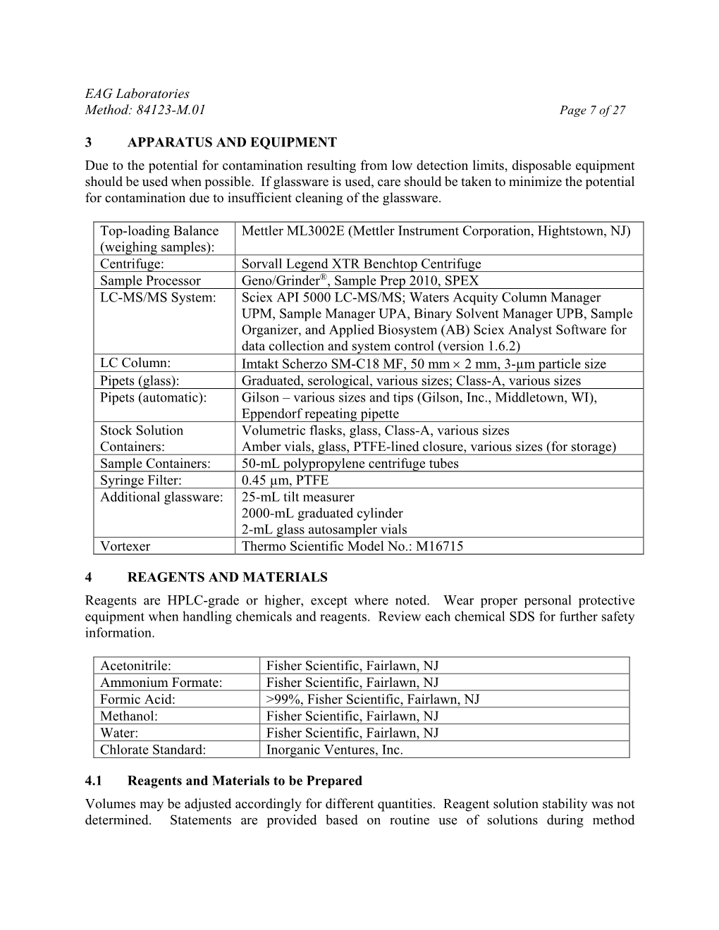 Environmental Chemistry Method for Sodium Chlorate in Soil 50888901