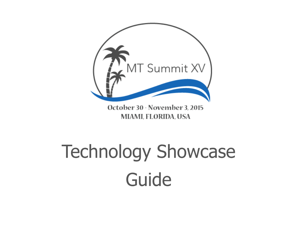 Technology Showcase Guide 1