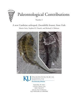 Paleontological Contributions
