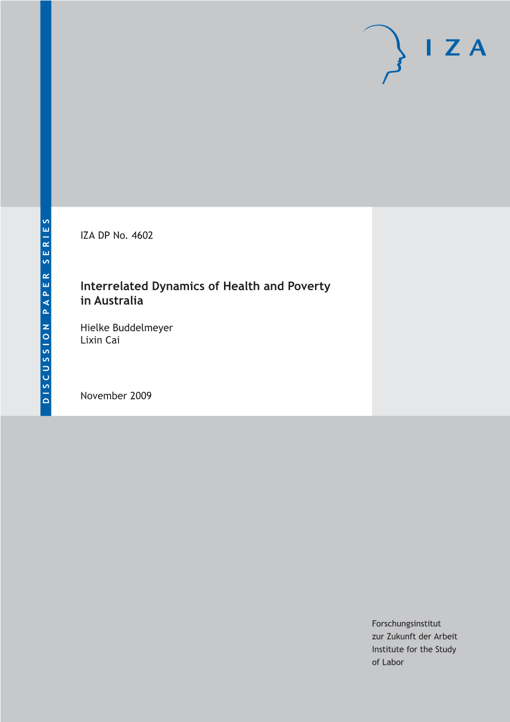 Interrelated Dynamics of Health and Poverty in Australia