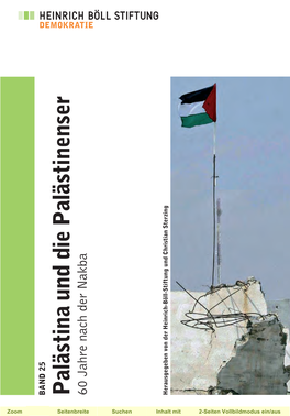 Palästina Und Die Palästinenser
