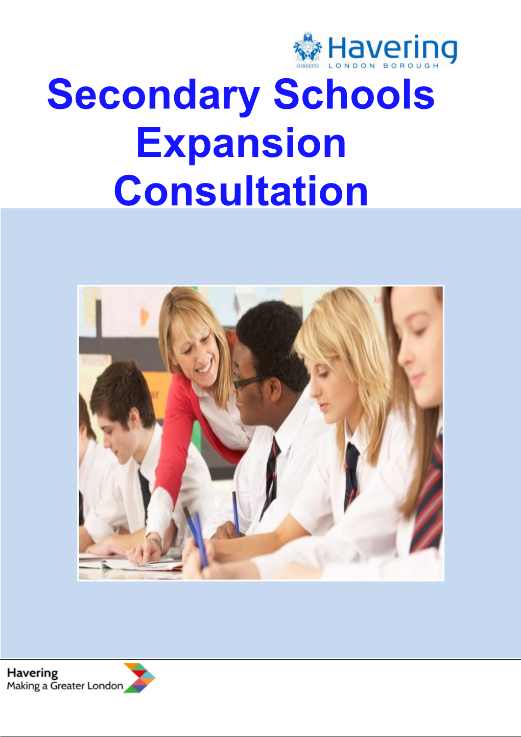 Secondary Schools Expansion Consultation