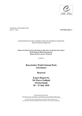 Bayerischer Wald National Park (Germany) Renewal Expert