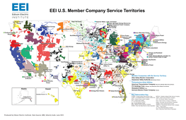 EEI U.S. Member Company Service Territories