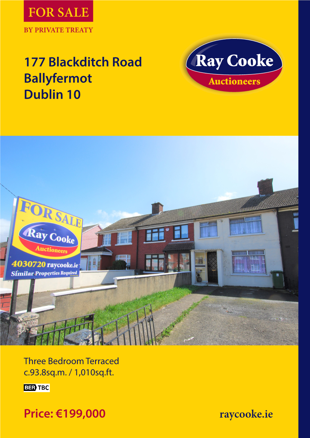 177 Blackditch Road Ballyfermot Dublin 10 for SALE