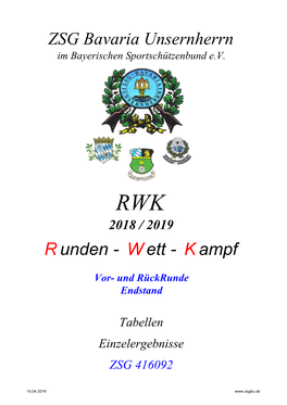 WK 2018 / 2019 R Unden - W Ett - K Ampf