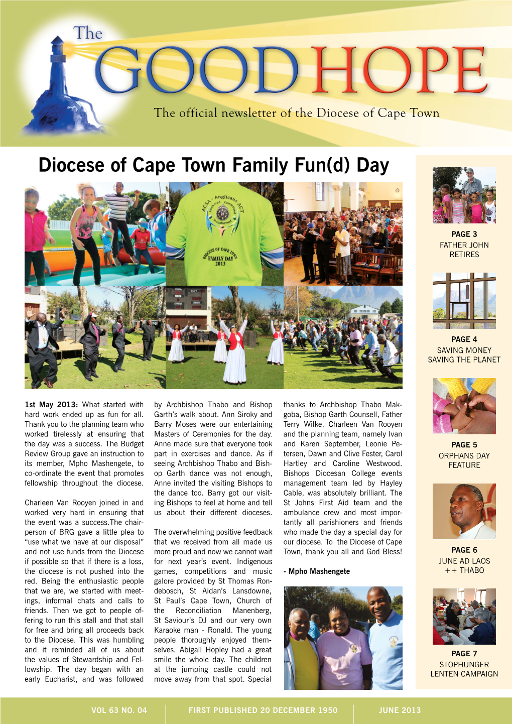 Diocese of Cape Town Family Fun(D) Day