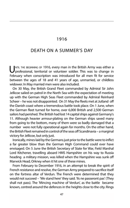 1916 Death on a Summer's