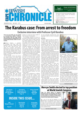 The Karabus Case: from Arrest to Freedom