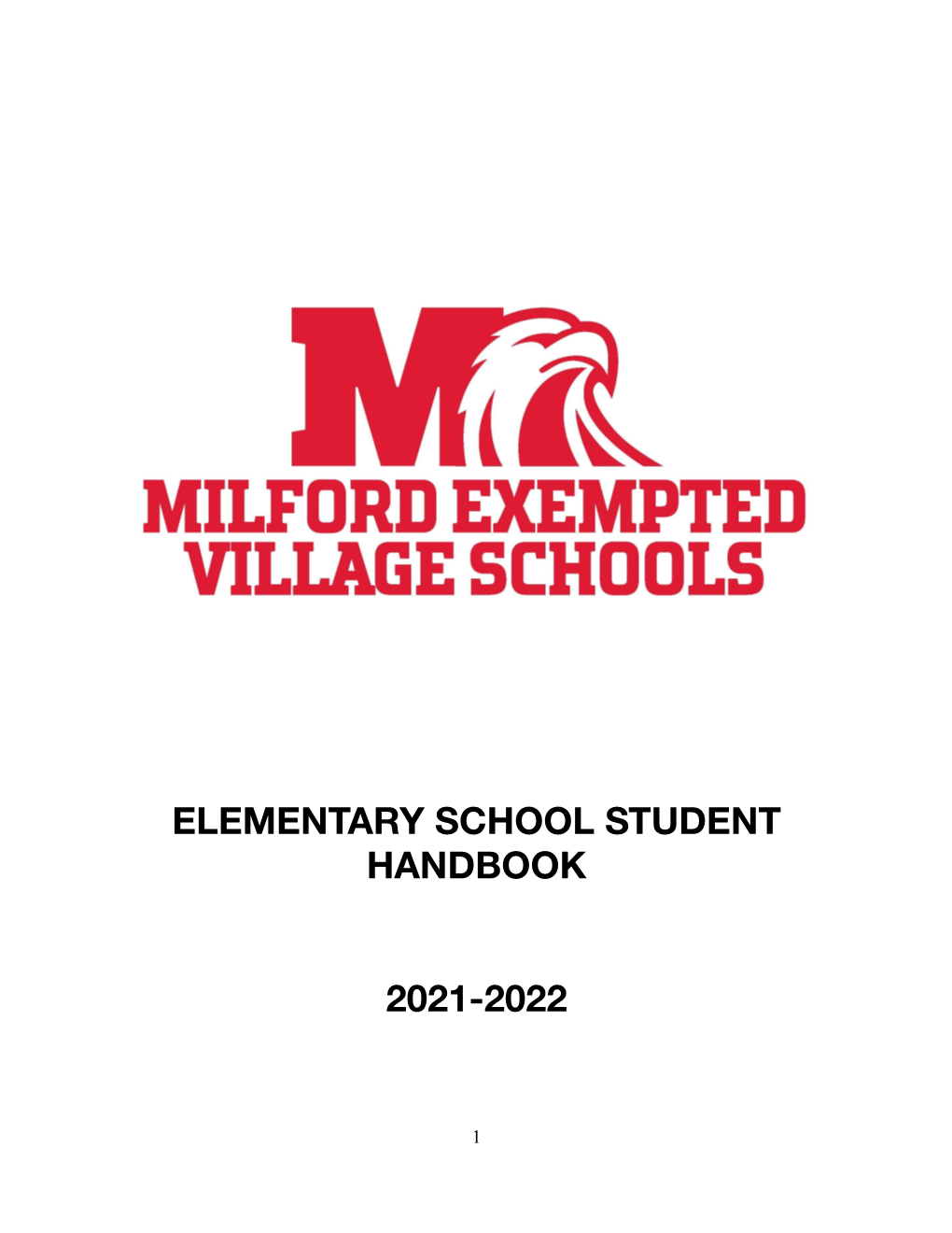 Elementary School Student Handbook 2021-2022