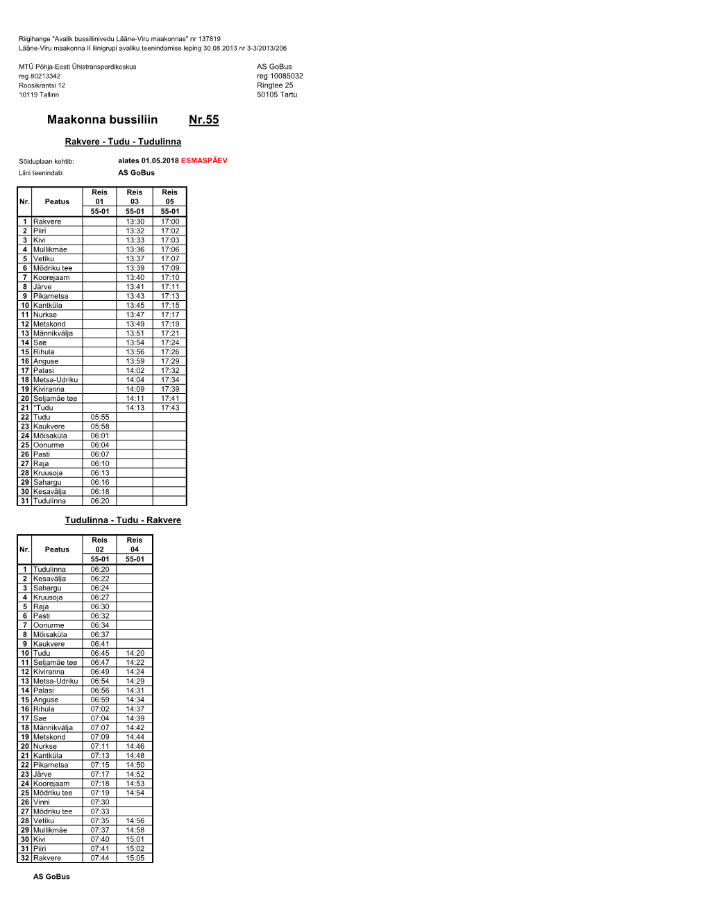 01B-Schedule for Line, Version 1.3.0724