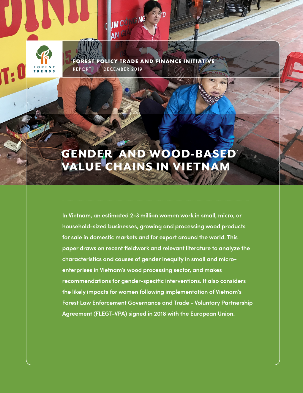 Gender and Wood-Based Value Chains in Vietnam