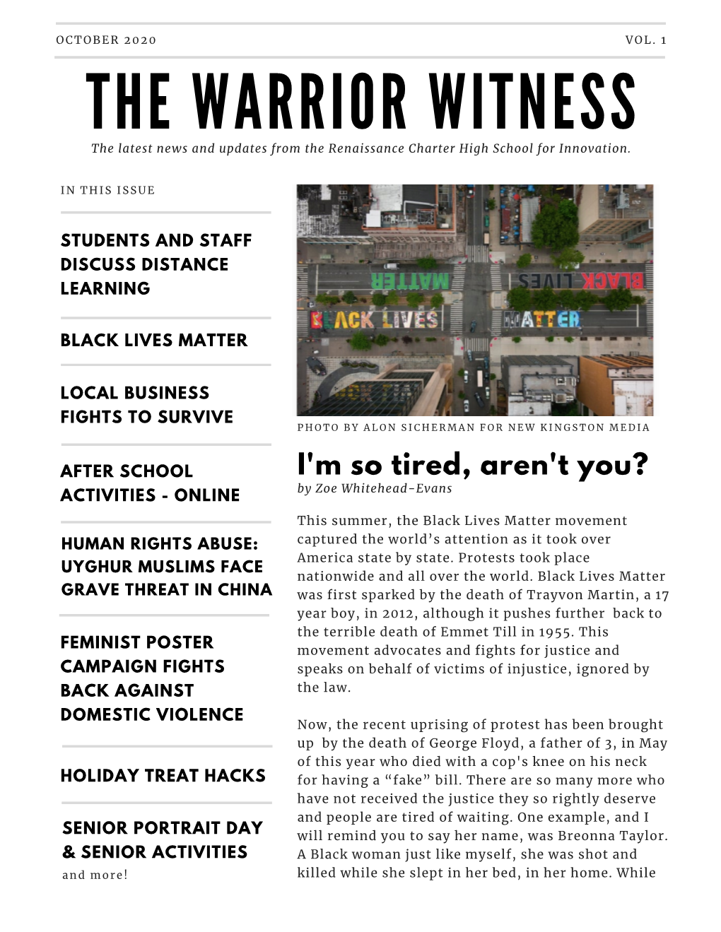 The Warrior Witness