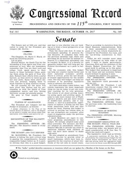 Senate the Senate Met at 9:30 A.M