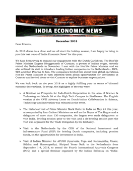 India Economic News November 2018 Final.Docx