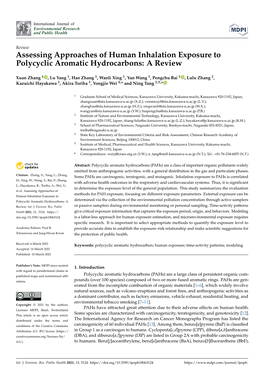 Assessing Approaches of Human Inhalation Exposure to Polycyclic Aromatic Hydrocarbons: a Review