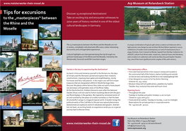 Download Tips for Excursions