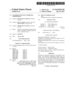 (12) United States Patent (10) Patent No.: US 9,629,875 B2 Lentini Et Al