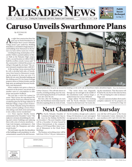 Caruso Unveils Swarthmore Plans by SUE PASCOE Editor