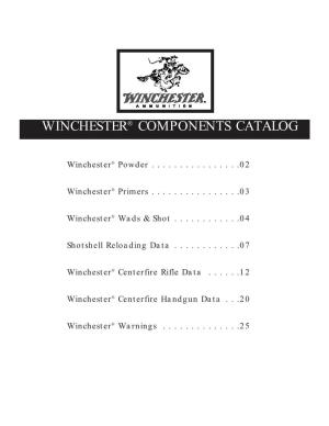 Winchester® Components Catalog