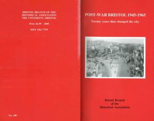 Post War Bristol 1945-1965