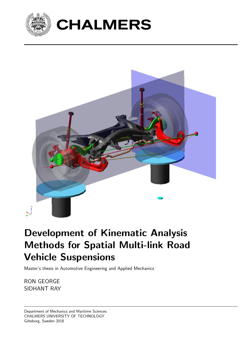 automotive engineering master thesis