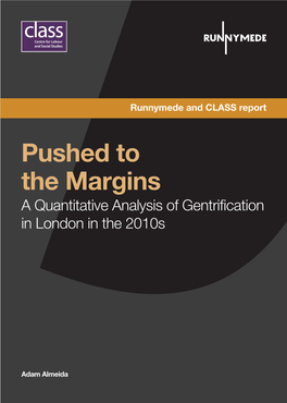 Pushed to the Margins: a Quantitative Analysis of Gentrification in London