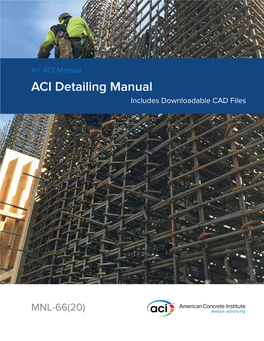 MNL-66(20): ACI Detailing Manual