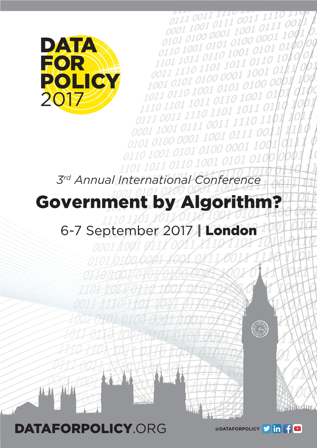 Government by Algorithm? 6-7 September 2017 | London