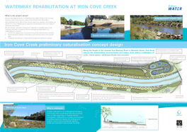 Waterway Rehabilitation at Iron Cove Creek