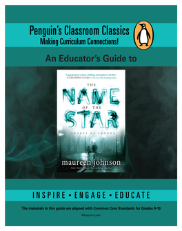 An Educator's Guide to the Name of the Star By