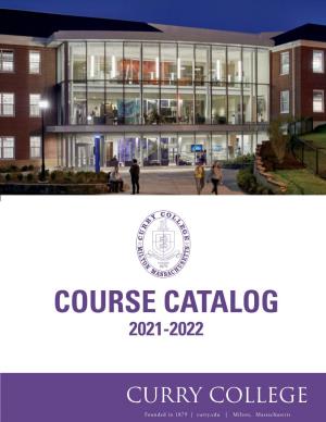 Course Catalog 2021-2022