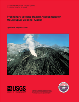 Preliminary Volcano-Hazard Assessment for Mount Spurr Volcano, Alaska